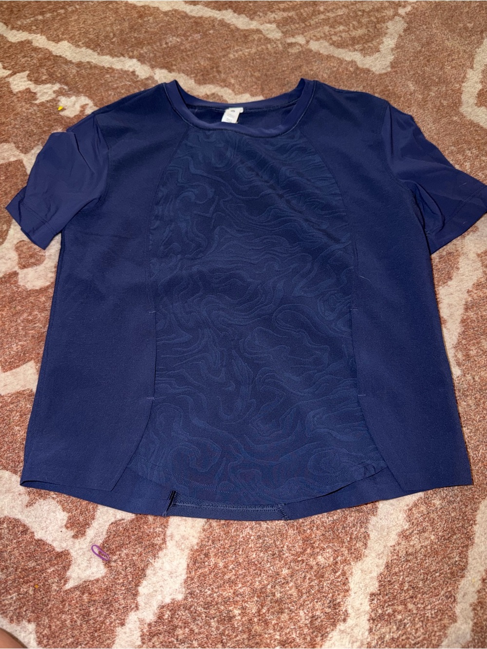 lululemon athletica Navy Short-Sleeve Performance Tee
